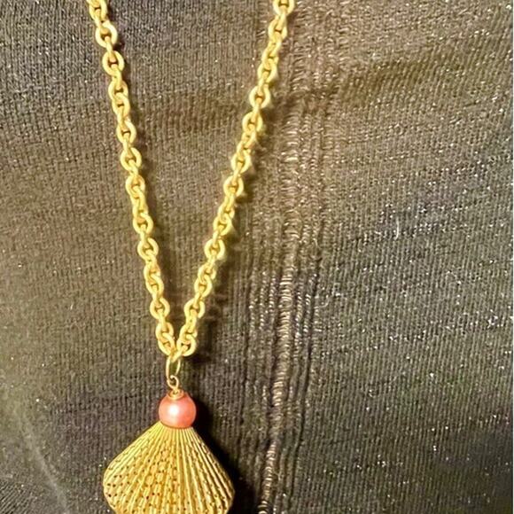 Long good toned lariat y2k necklace with tassels and beads - Picture 2 of 5